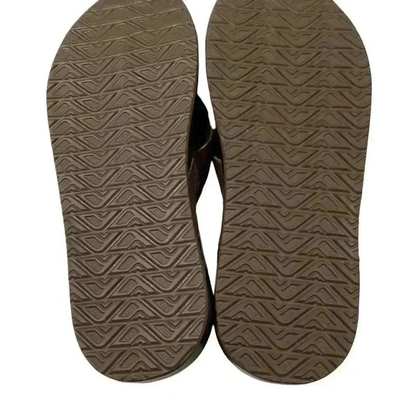 Reef Cushion Phantom LE Mens 13 Thong Slide Sandals Black Brown Leather NEW main image 7